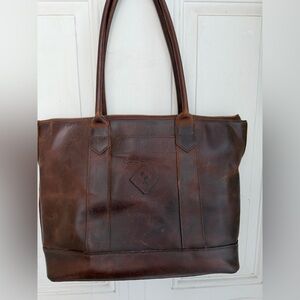 Baseballism  Baseball Glove Brown Leather Shoulder Bag